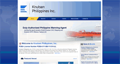 Desktop Screenshot of knutsenphilippines.com